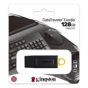 Pendrive de 128GB Kingston Datatraveler Exodia USB 3.2 DTX/128GB