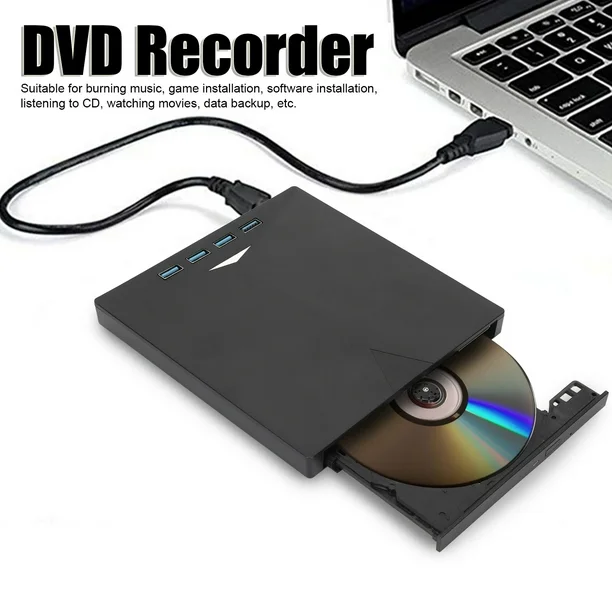 Grabador de DVD Externo USB 3.0 + 4 USB 3.0 - Imagen 3