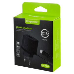 Cargador para teléfono Smartphone Ecopower EP-7070 Micro usb