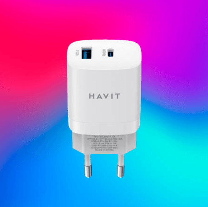 Cargador rápido para Teléfono Smartphone Havit UC30 30W