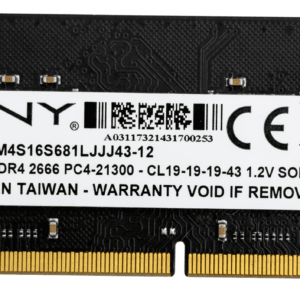 Memoria para notebook DDR4 16GB 2666 PNY CL19-19-19-43 1.2V