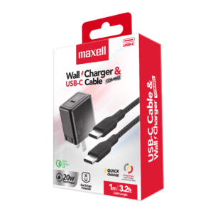 Cargador rápido para teléfono Smartphone Maxell WCC-201C USB Tipo C