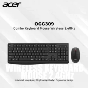 Combo Kit Teclado y Mouse Inalámbrico Acer OCC309 2.4G