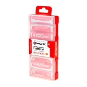 Pila recargable AA Mox X8 4300MAH