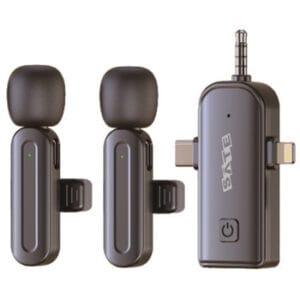 Micrófono para cel Sate A-MK201 (Tipo-C + Lighting + 3.5mm)