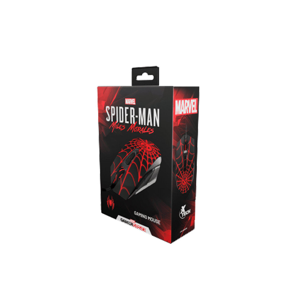 Mouse Xtech USB XTM-M520SM Spiderman 2400DPI - Imagen 3