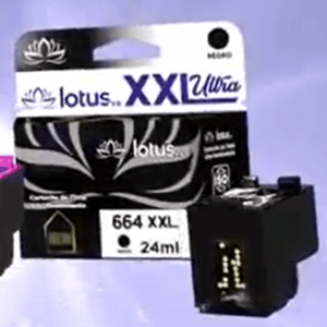 Cartucho de tinta Lotus 664 XXL Negro