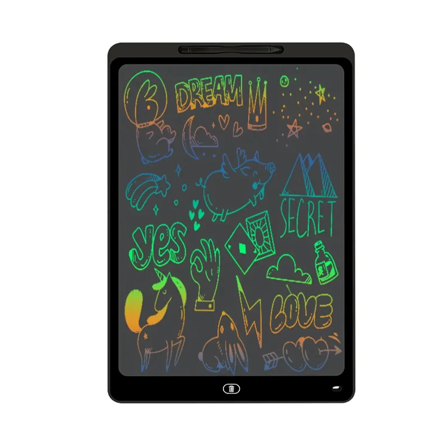 Tablet pizarra mágica dibujo LCD de 20 pulgadas de color negro