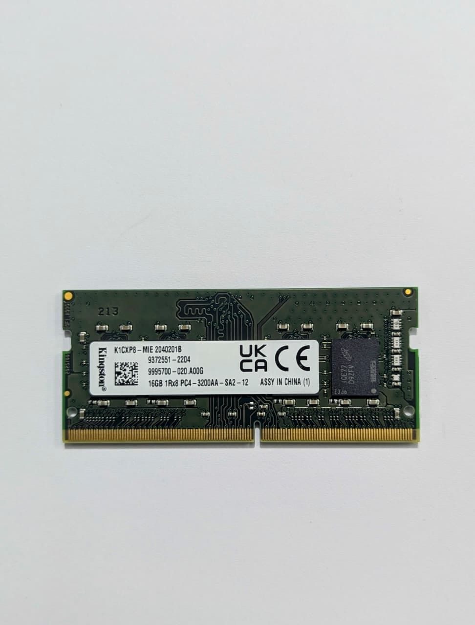 Memoria para notebook DDR4 16GB 3200 Kingston