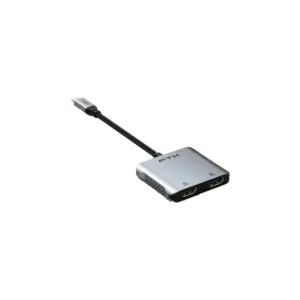 Adaptador USB-C a 2 HDMI + USB-C/USB-A FTX-CM2H4K-AG 4K