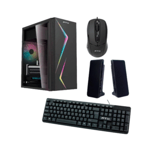 Gabinete Kit FTX271R Fuente+Teclado+Mouse+Parlante