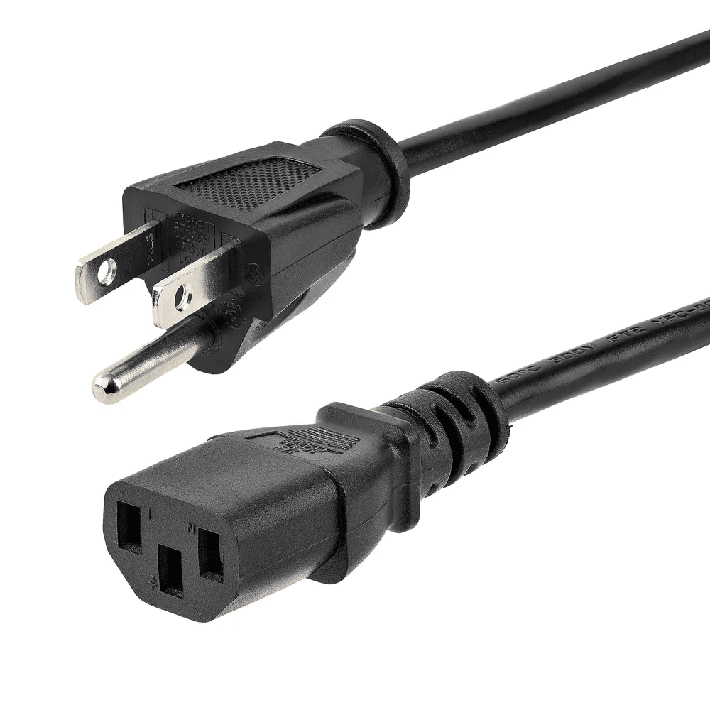 Cable de poder Americano para Fuente De Alimentación 1.5m