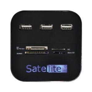 Hub USB SATE 4P con Lector de memoria SD A-HUB07