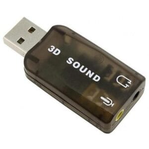 Adaptador de Sonido Virtual 5.1 3D USB