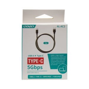 Cable USB a USB tipo C Satellite AL-AC2 de 2 metros Carga Rápida 18W