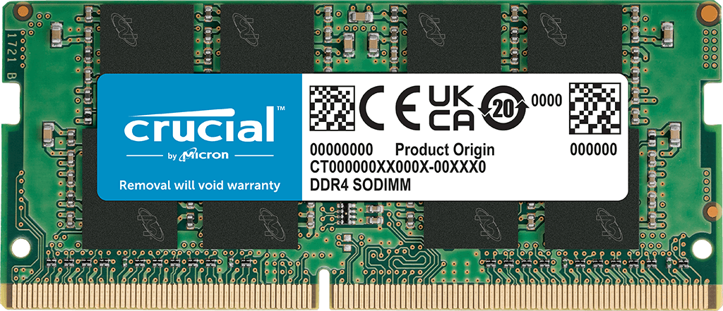 Memoria para notebook DDR4 16GB 3200MHz Crucial CT16G4SFRA32A - Imagen 3