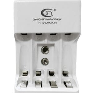Cargador de Pared para Baterias Recargables AA/AAA/9V