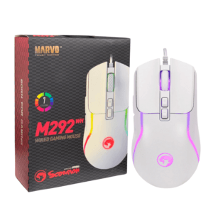 Mouse Marvo M292-WH USB 8000DPI RGB