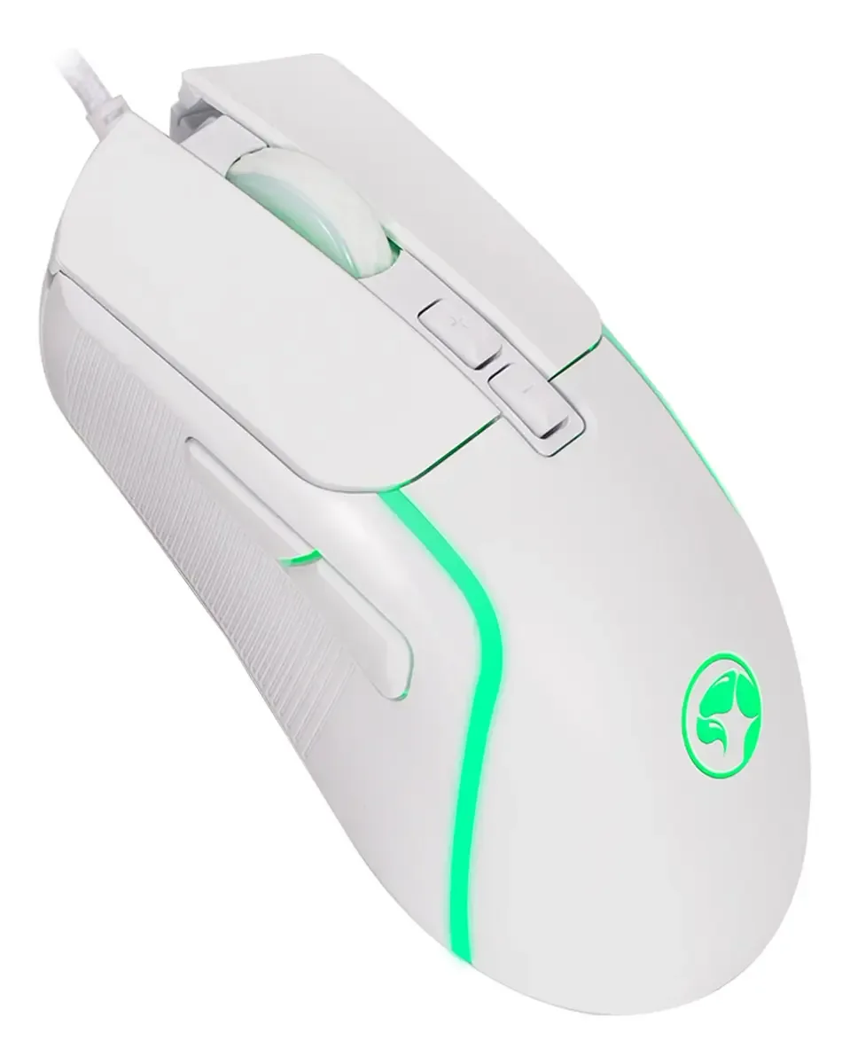 Mouse Marvo M292-WH USB 8000DPI RGB - Imagen 2