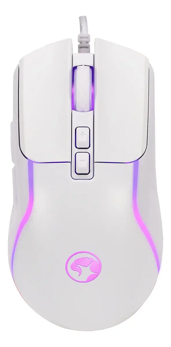 Mouse Marvo M292-WH USB 8000DPI RGB - Imagen 3