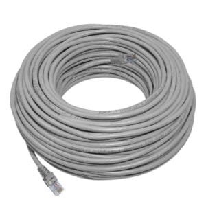 Cable de red UTP CAT6 RJ45 20 Metros Gris