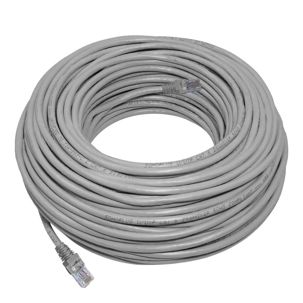 Cable de red UTP CAT6 RJ45 20 Metros Gris