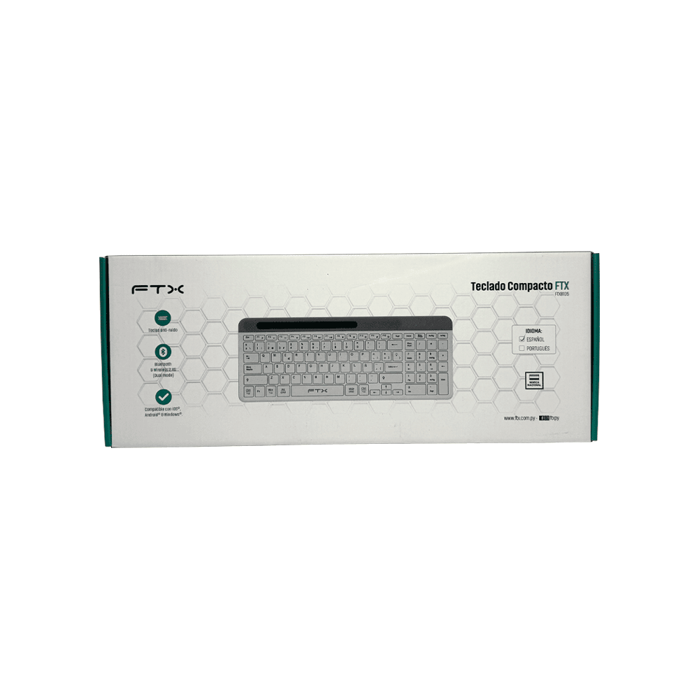 Teclado Wireless Dual-Mode FTX FTXB105 Blanco - Imagen 3