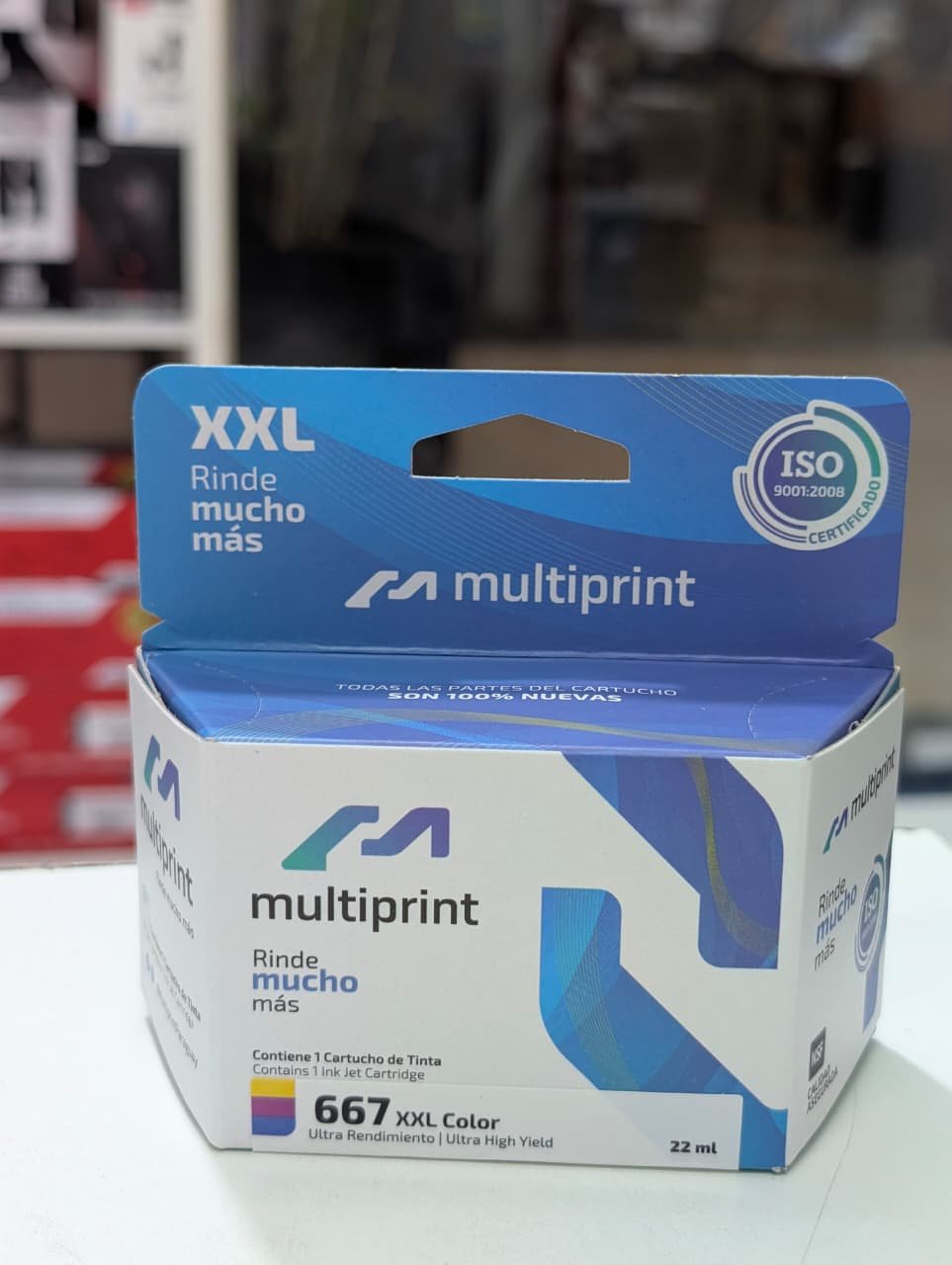 Cartucho de tinta Multiprint 667 XXL Color