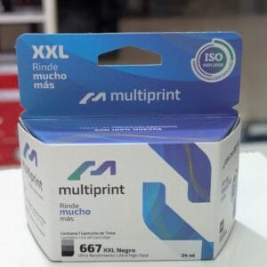 Cartucho de tinta Multiprint 667 XXL Negro