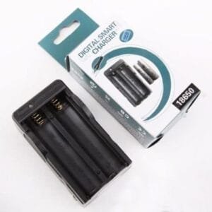 Cargador de pared dual para batería de litio 18650 con protección