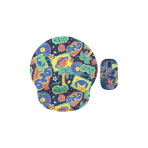 Mouse inalámbrico Wireless Xtech + Mouse pad XTM-DKT1ST Stitch