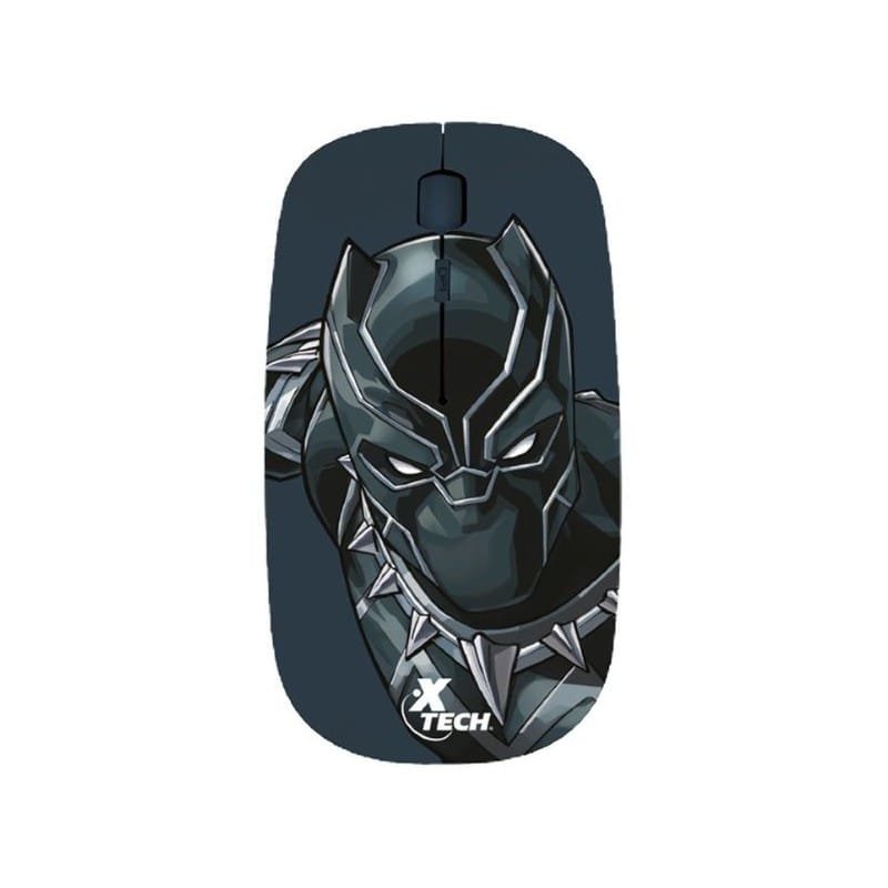 Mouse inalámbrico Wireless Xtech XTM-M340BP Pantera Negra 1600DPI