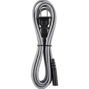Cable Tipo 8 de energía con 2 pines 250V 2A Negro con blanco 1.8M