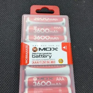 Pila recargable AAA Mox X8 3600MAH