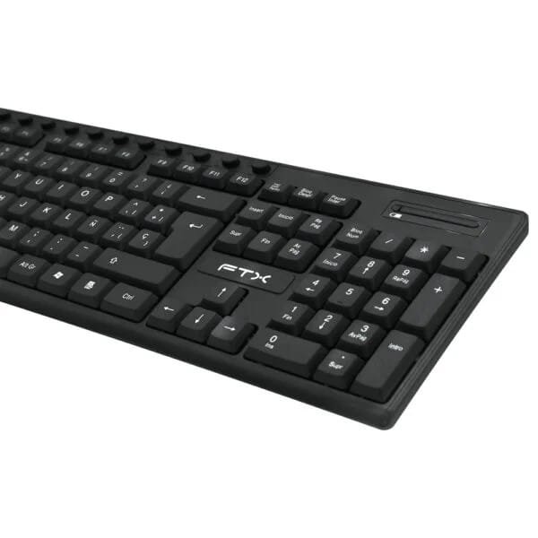 Combo Teclado + Mouse Wireless FTX KM250 Multimedia - Imagen 2