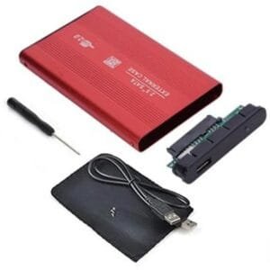 Gaveta para Disco Duro Externo Sata 2.5" USB 3.0 Laptop PC Plata/Rojo/Negro/Azul