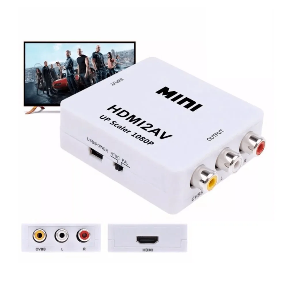Convertidor Hdmi a RCA Con audio - Imagen 4