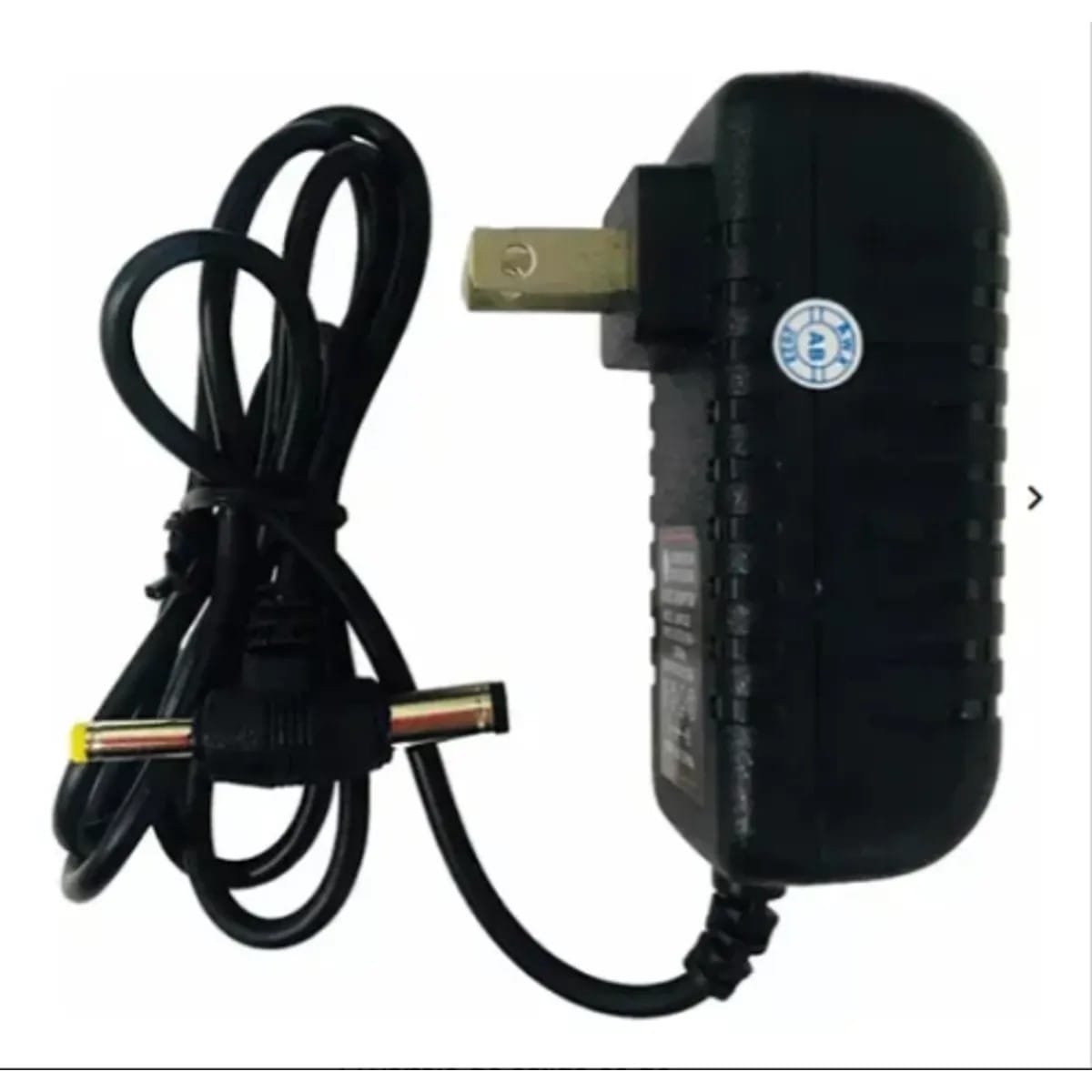 Adaptador 12v 2a Dos Puntas Corriente Universal Negro