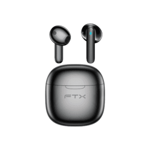 Auricular Bluetooth 6.0 FTX E68-BK con ENC, 4 Micrófonos y Resistencia IPX6 – Negros
