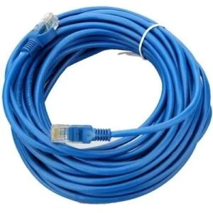 Cable de red UTP CAT6 RJ45 20 Metros Azul