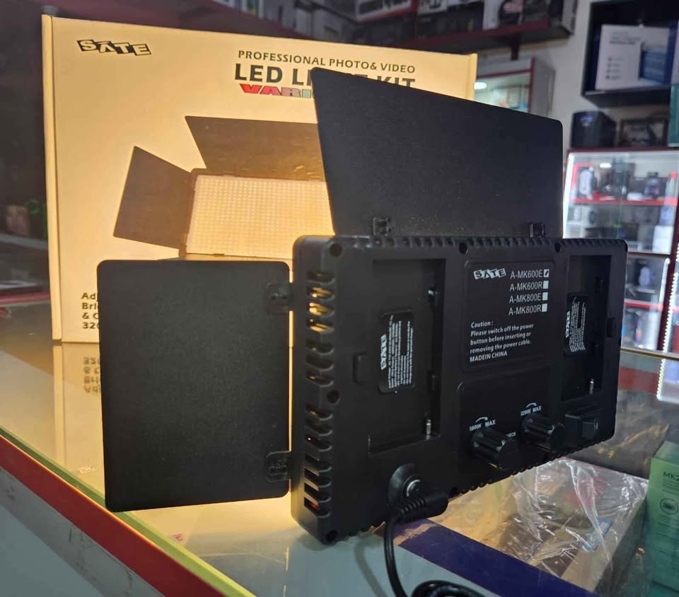 Luz LED Profesional SATE A-MK600E Tricolor - Fotografía y Video - Imagen 2