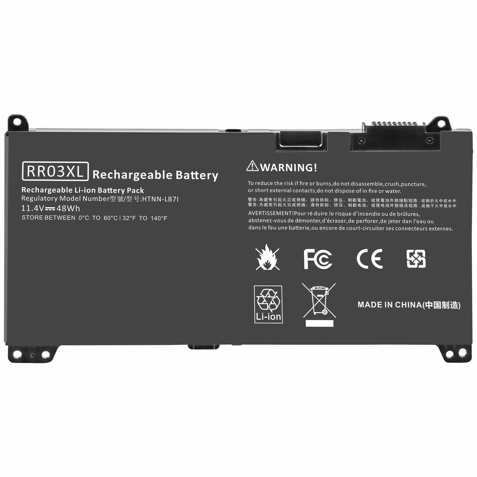 Batería para HP RR03XL 48WHR 851610-855