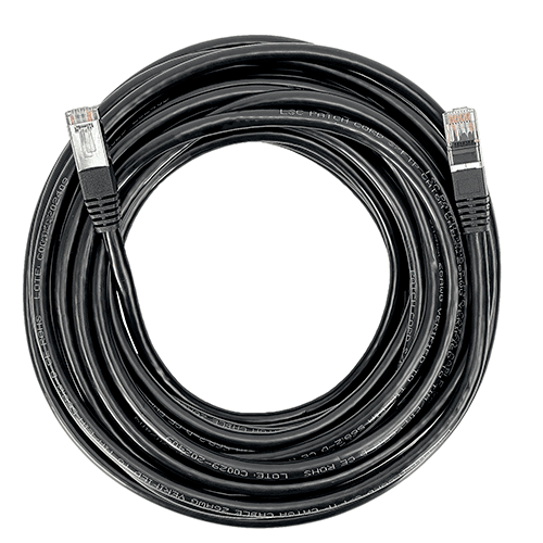 Cable patch cord cat6 de 5 metros RJ45 color negro 23AGW