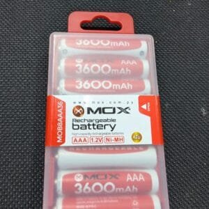 Pila recargable AAA Mox X8 3600MAH