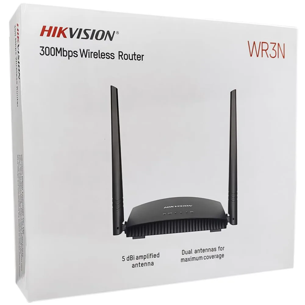 Router WiFi Hikvision DS-3WR3N 300Mbps 2.4GHz - Imagen 3