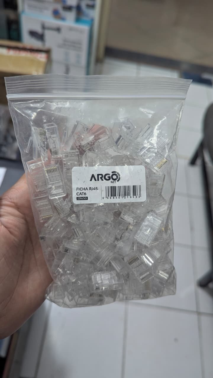 Ficha RJ45 CAT6 Argo Net por unidad - Imagen 2