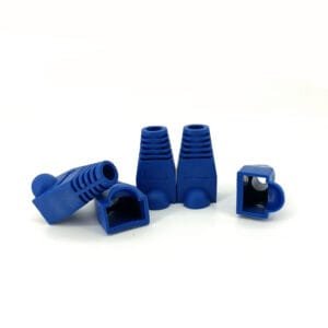 Capuchón de Goma RJ45 Azul Argo Net para Fichas CAT5e y CAT6 por unidad