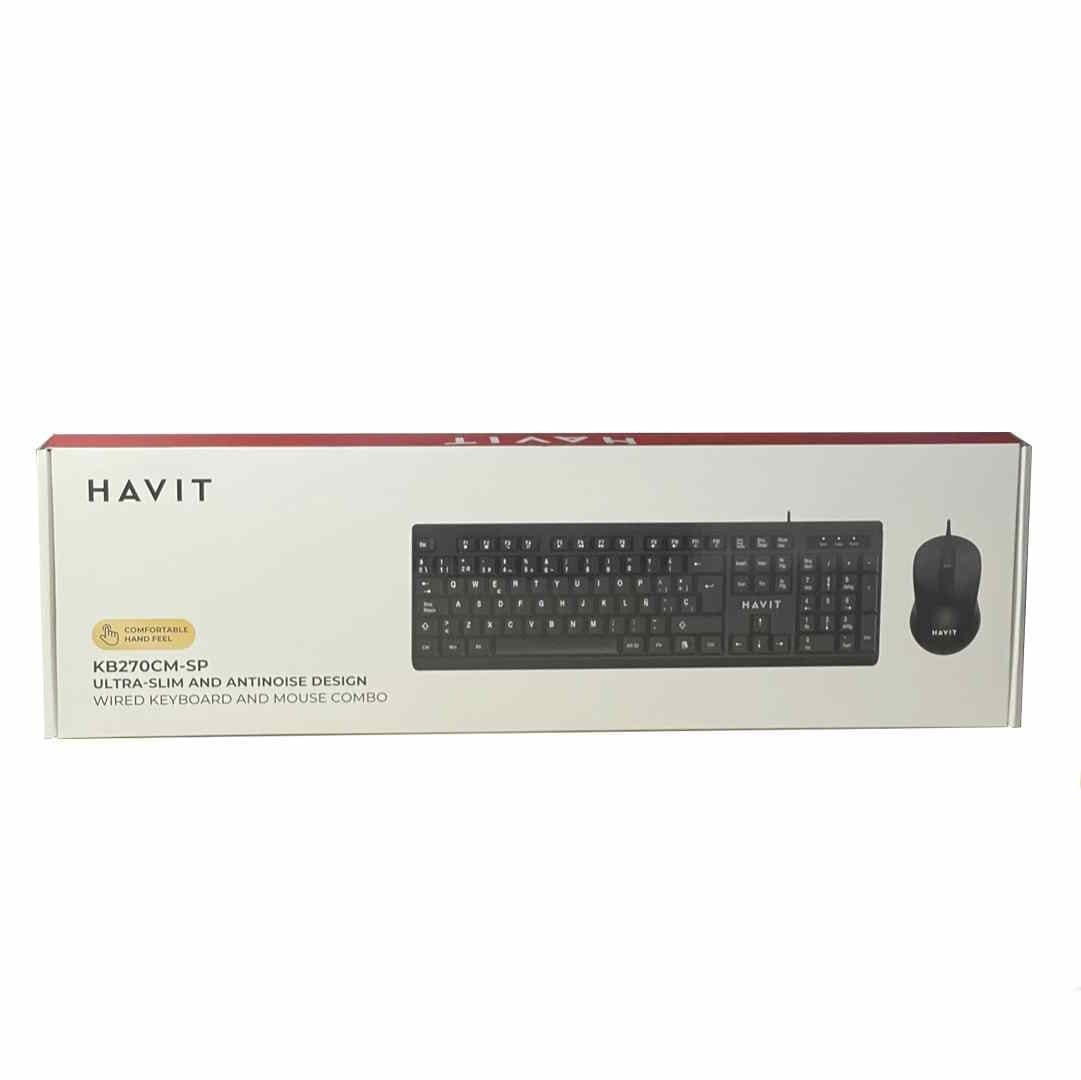 Combo Teclado y Mous Havit KB247CM-SP USB - Imagen 3