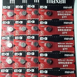 Pila Maxell 377 SR626SW 1.55V Silver Oxide (Unidad)