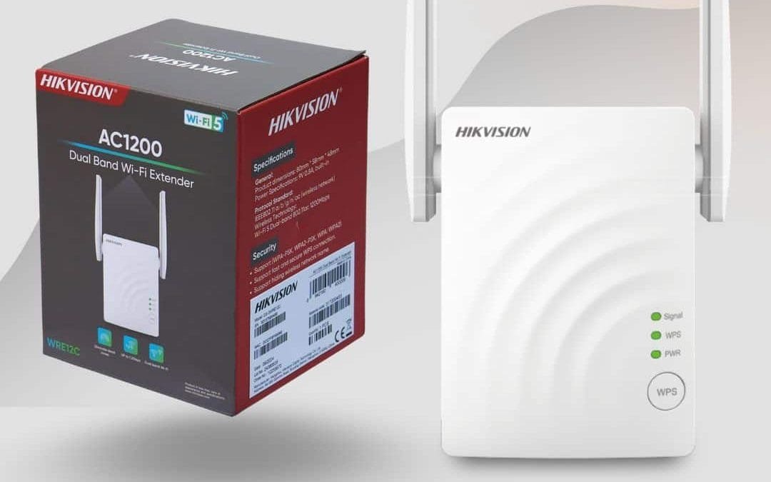 Extensor Repetidor WiFi Hikvision DS-3WRE12C AC1200 Dual Band - Imagen 2